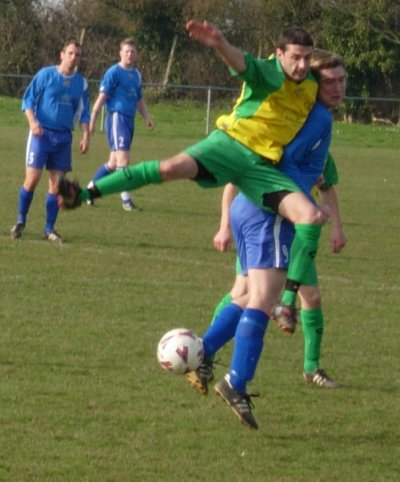 Action from Berkeley Town V Bishops Cleeeve Reserves