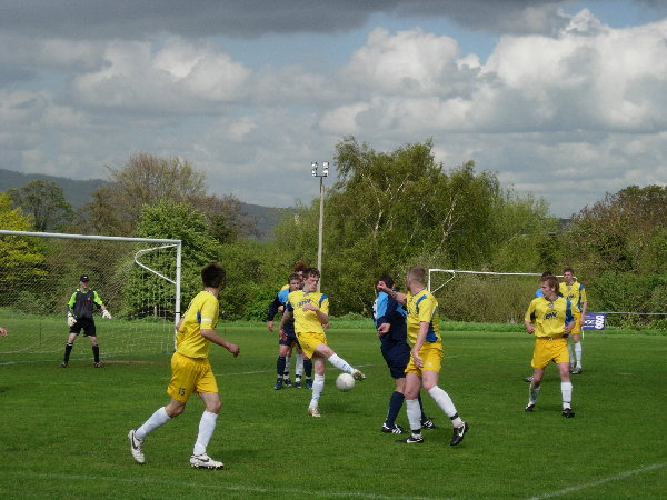 Action from Kings Stanley V Bishops Cleeve Reserves 