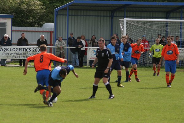 Action from the League Cup Final