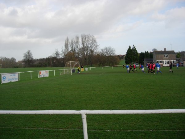 Craig Harris fires in a free kick for Taverners