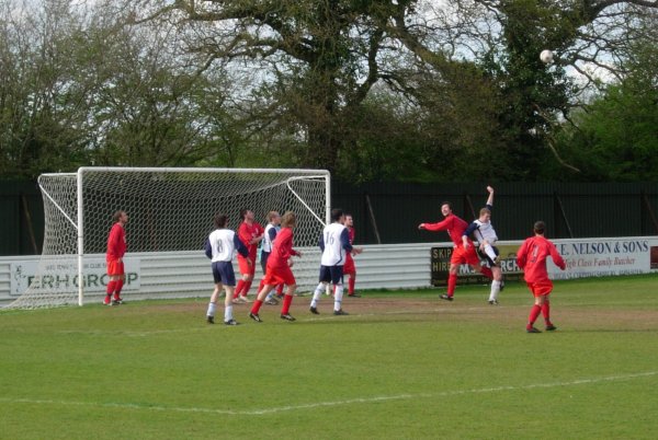 Action from Yate Town Reserves V Hanham Athletic