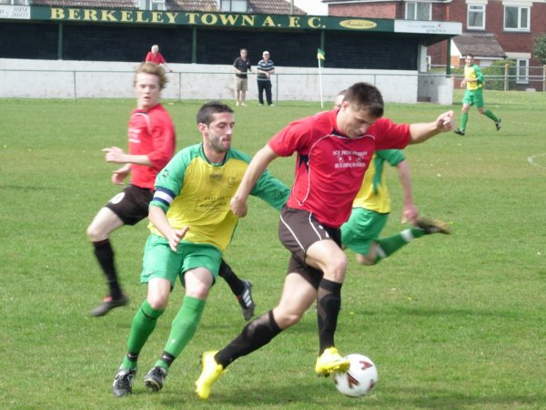 Action from Berkeley Town V Thornbury Town