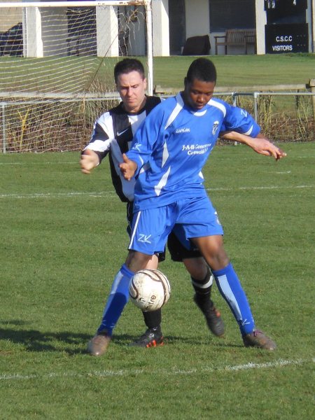 Action from Chipping Sodbury Town V Kingswood