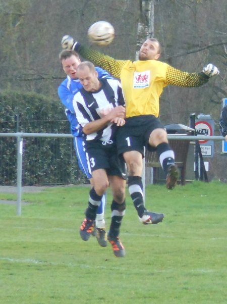 Action from Chipping Sodbury Town V Kingswood
