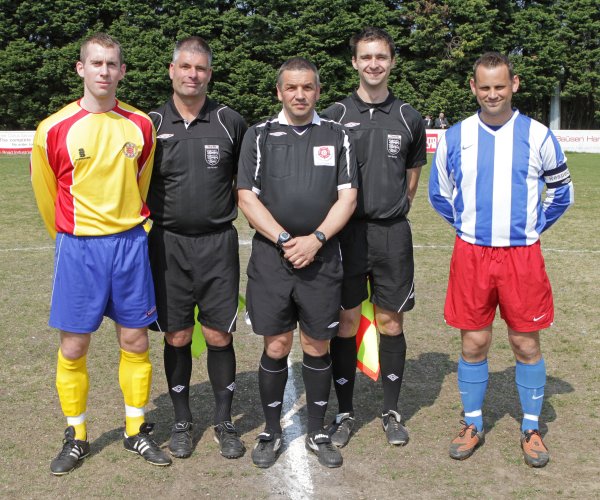 Match Officials and captains