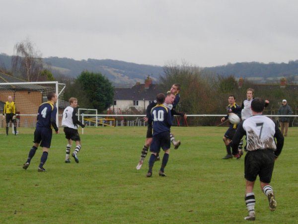 Action from Kingswood V Thornbury Town