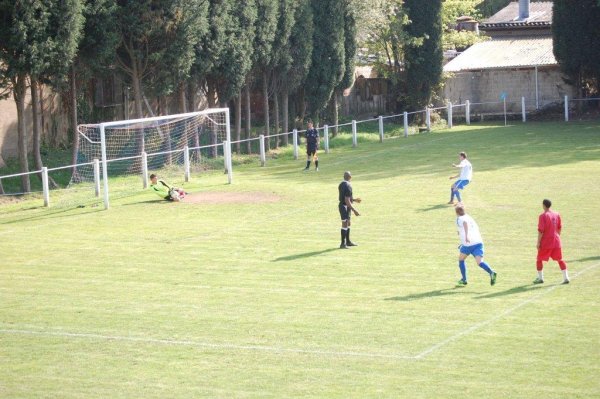 Fletcher saves the first Brimscombe penalty