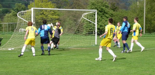 Action from Kings Stanley V Bishops Cleeve Reserves 