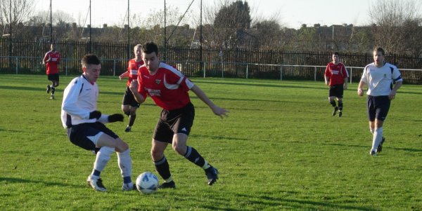 Action from Patchway Town V Yate Town Reserves