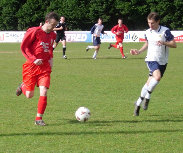 Action from Yate Town Reserves V Hanham Athletic