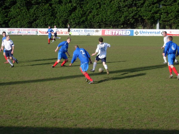 Action from Yate Town Reserves V Slimbridge