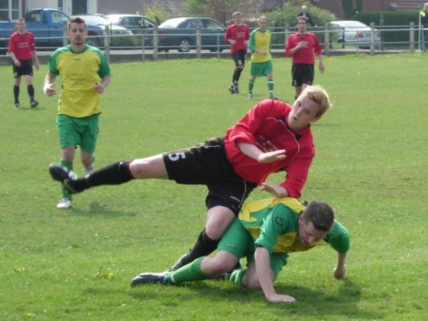 Action from Berkeley Town V Thornbury Town