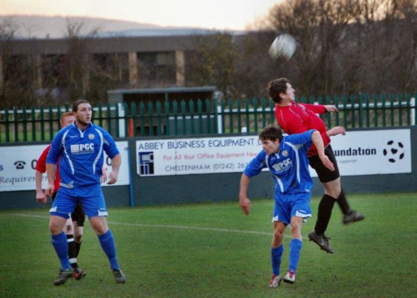 Action from Bishops Cleeve Reserves V Thornbury Town