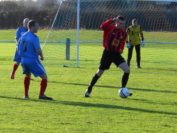 Action from Cribbs Friends Life V Thornbury Town