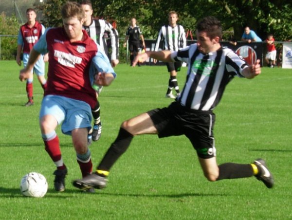 Action from Chipping Sodbury Town V Tuffley Rovers