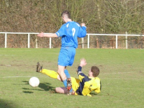 Action from Ellwood V Yate Town Reserves