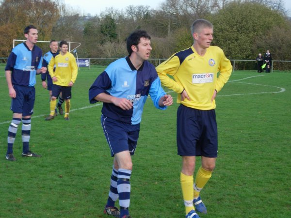 Action from Kings Stanley v Bishops Cleeve Reserves