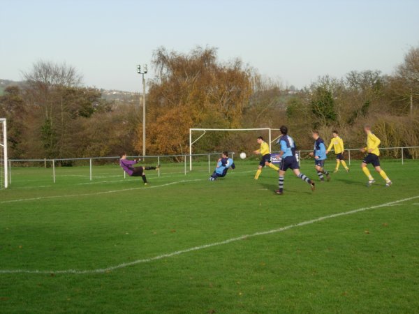 Action from Kings Stanley v Bishops Cleeve Reserves