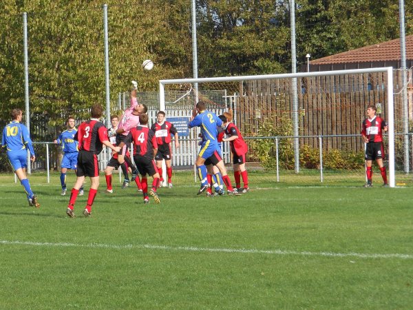 Action from Longlevens V Chipping Sodbury Town
