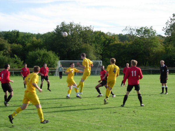 Action from Thornbury Town v Yate Town Reserves