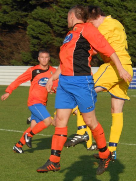 Action from Yate Town Reserves V Henbury